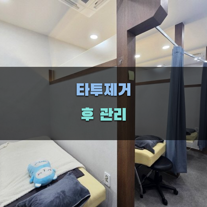 타투제거 후 피부 관리 가이드